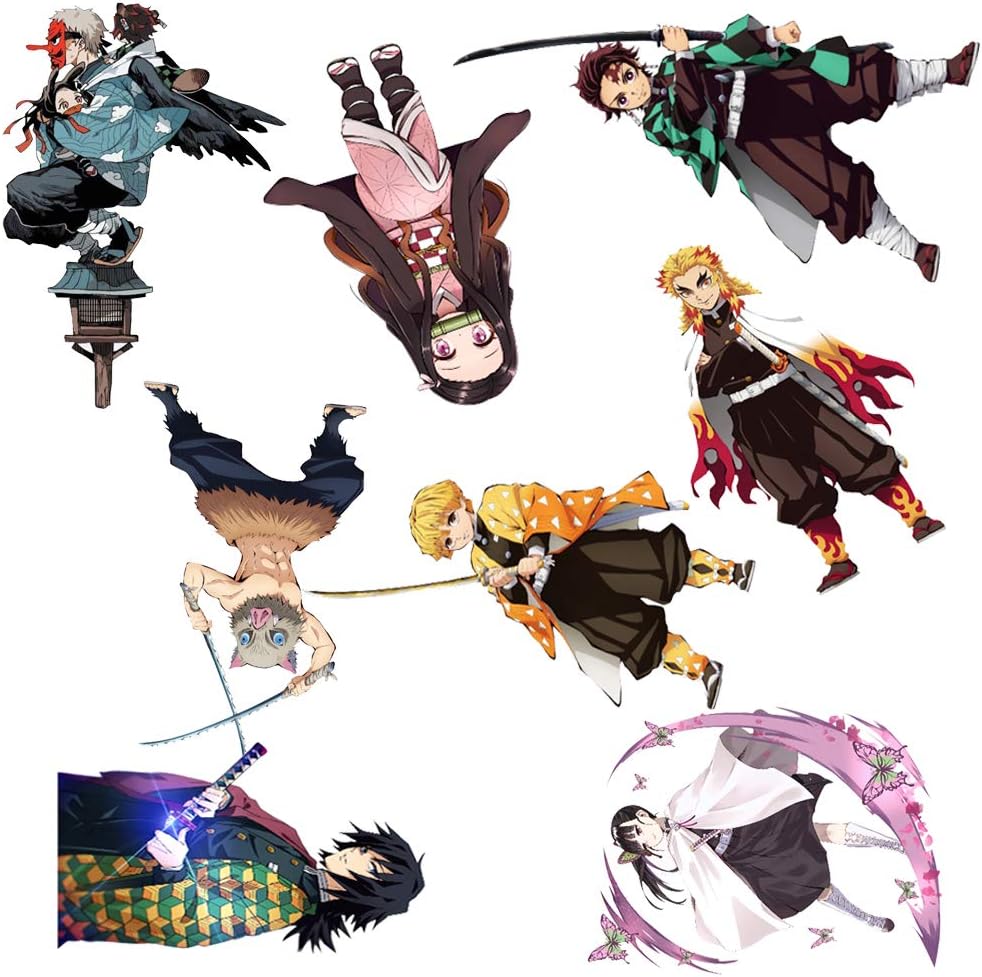amazon com demon slayer stickers demon slayer wall posters for kids room decorations anime posters room decor tools home improvement