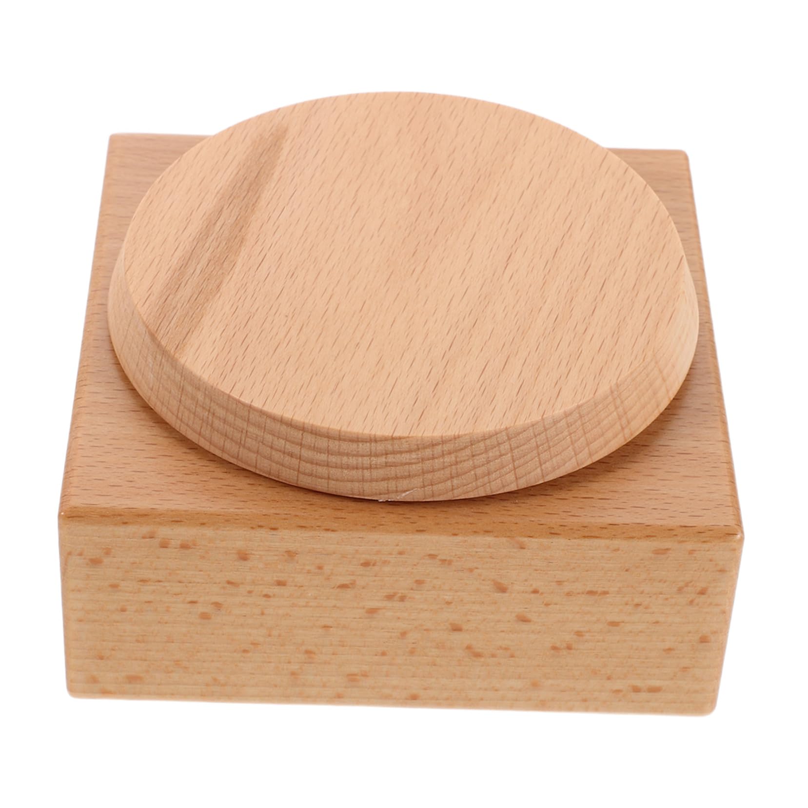 SOLUSTRE Base Giratoria de Caja Musical de Madera 11x10x5, 7 Cm