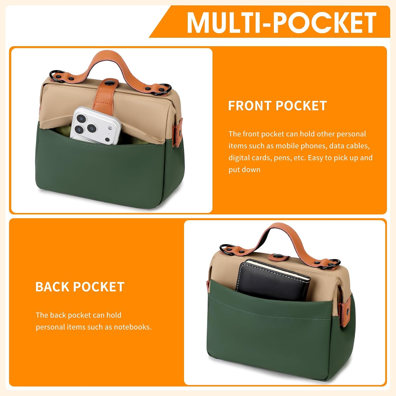 Mini Fragrance Style Camera Bag, Women Crossbody Shoulder Bag, Multi-purpose Mirrorless CCD Photography Bag for Fujifilm XT5 Canon R50 R10 Nikon Sony A7C2