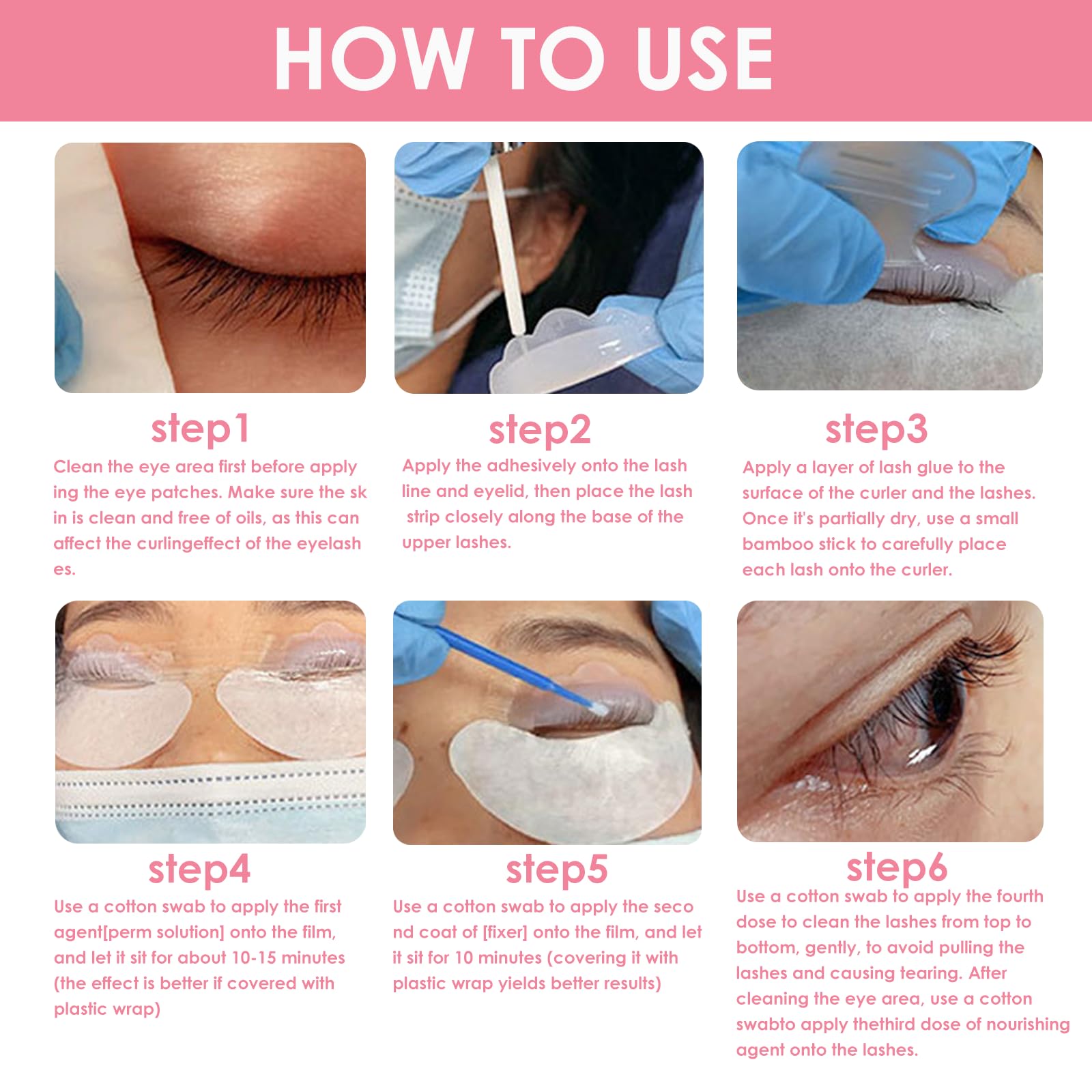 Kit Laminazione Ciglia Professionale, Lash Lift Kit,Soluzione Completa per Sopracciglia e Ciglia, Effetto Naturale e Definito, Ideale per Uso Domestico e Salone(bianco)