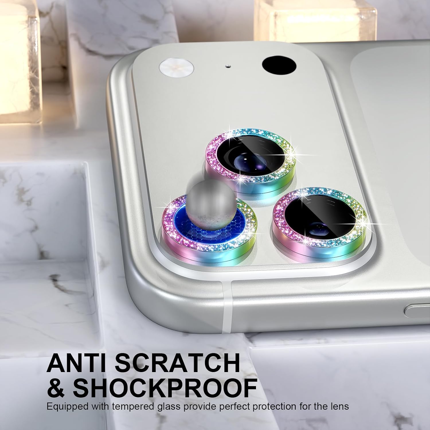 Choiche for iPhone 18 Pro/iPhone 18 Pro Max Camera Lens Protector image 3