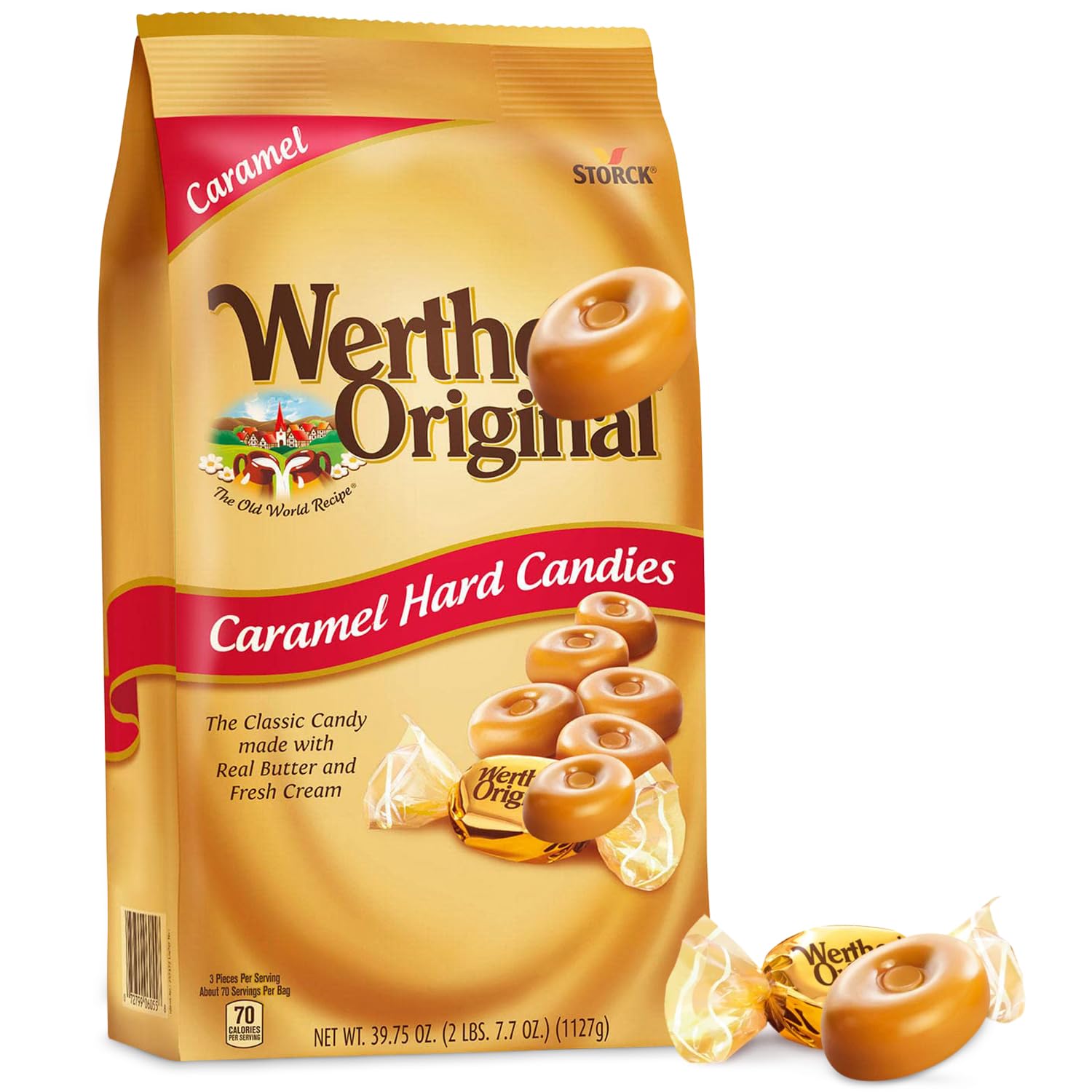 Amazon.com : Original Caramel Hard Candy, Pack of Carmels Candy