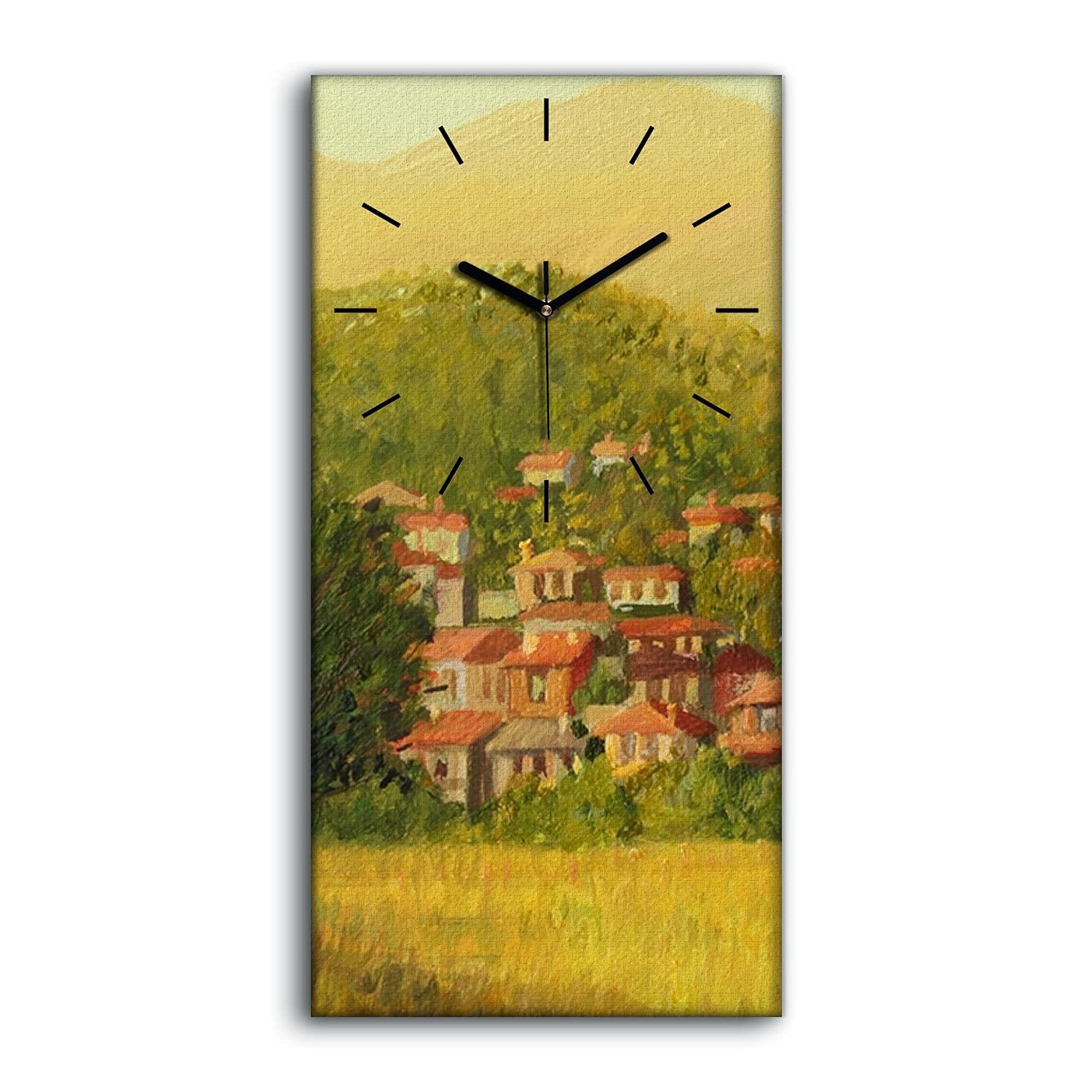 Horloge sur toile sans tic tac pour éliminer le bruit dans votre chambre