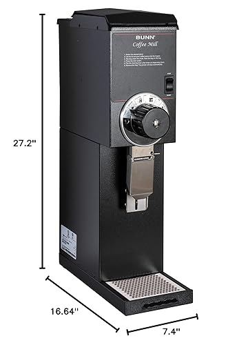 Miniatura 7 de Bunn Molinillo de café a granel negro G3 HD de 3 lb