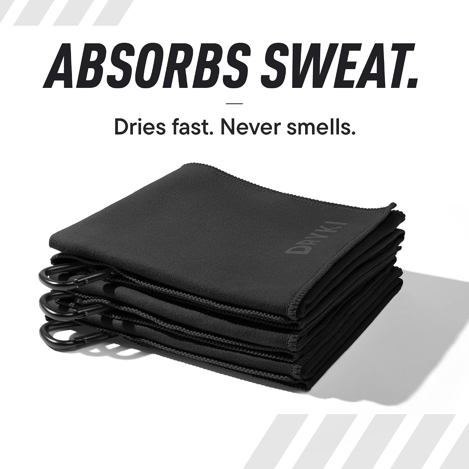 DRYKI Pocket-Sized Sweat Towels - Original Sweat Absorbing Handkerchiefs