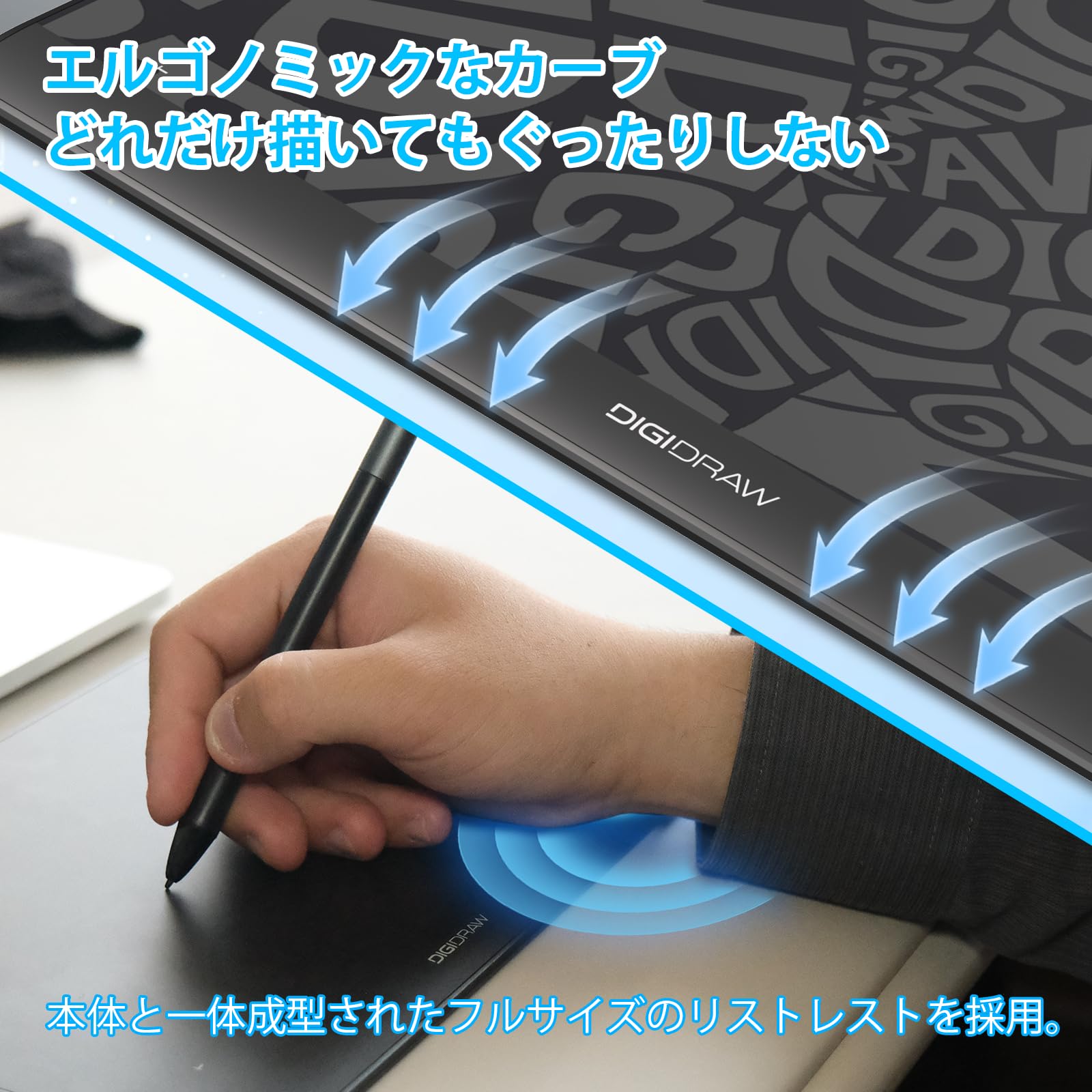Amazon | DIGIDRAW ペンタブ T610 10*6.25インチ 16384レベル筆圧感知