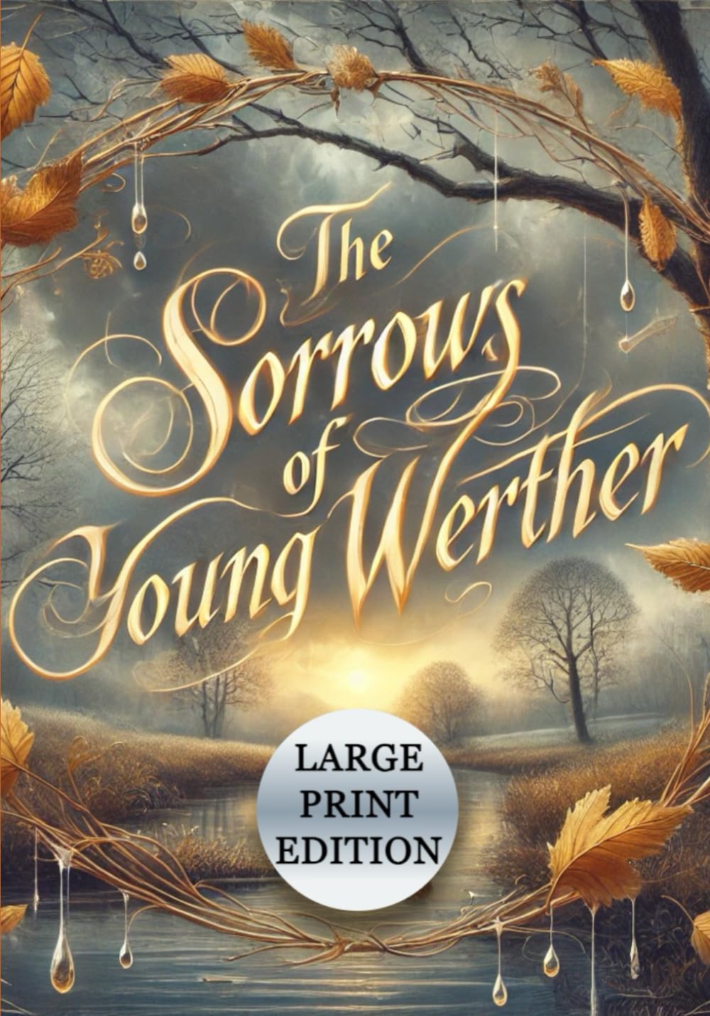 The Sorrows of Young Werther (Large Print Edition): Exploring the depths of human emotion and the existential despair of a soul yearning for meaning
