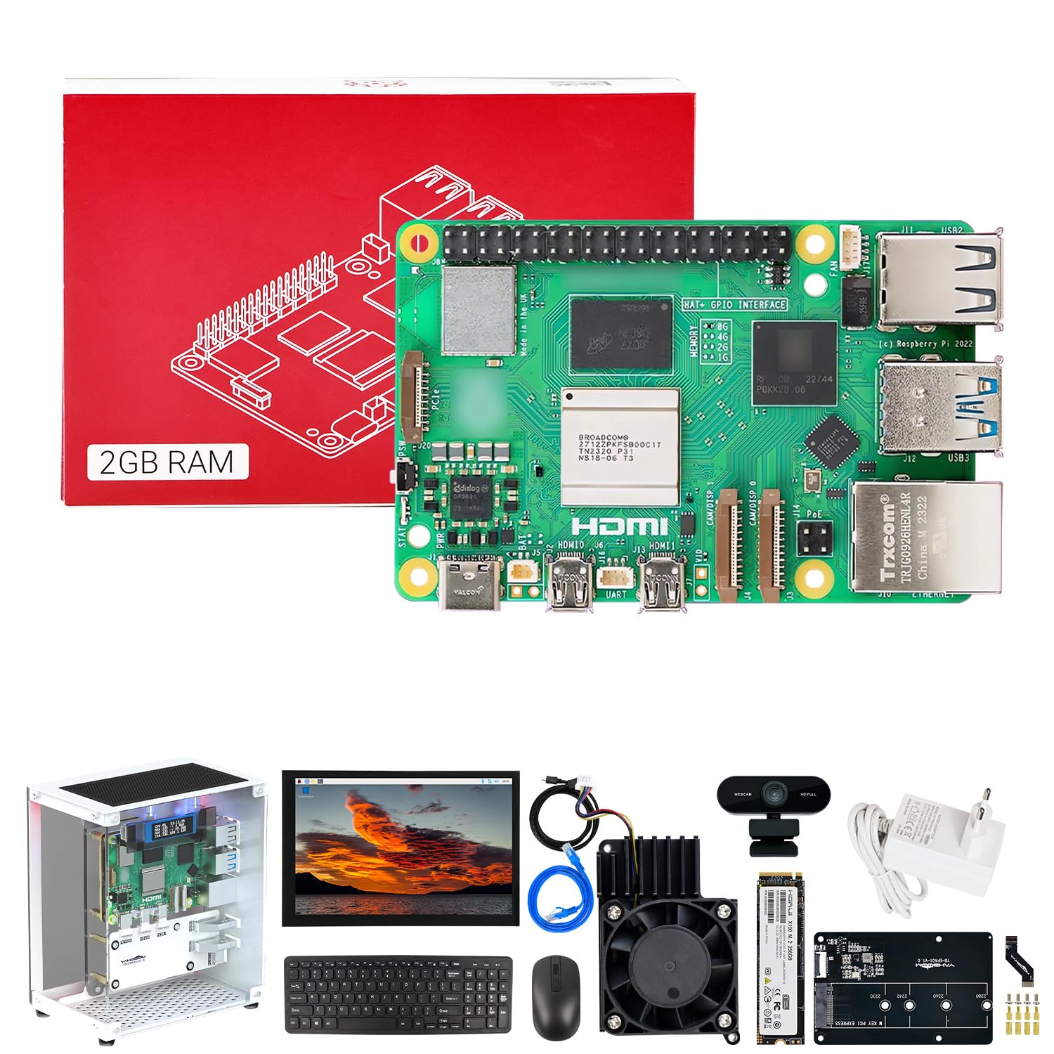 Kit robot ROS2 Yahboom mini châssis complet avec alimentation PD 27W - 7