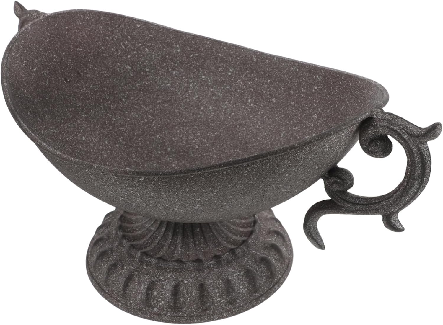 Alipis Metal Urn Planter Iron Plant Pot Decorative Rustic Pot for Outdoor Urn Planter for Garden Patio Front Porch