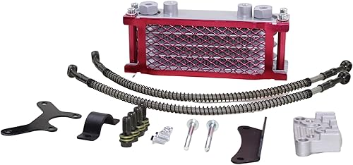 Miniatura 3 de Kits de refrigeración de aceite de motor, radiador para Pit Dirt Bike ATV Motocicleta Quad Moto 125CC 140CC Tao Tao Bosuer KAYO Apollo Gold Xmotos