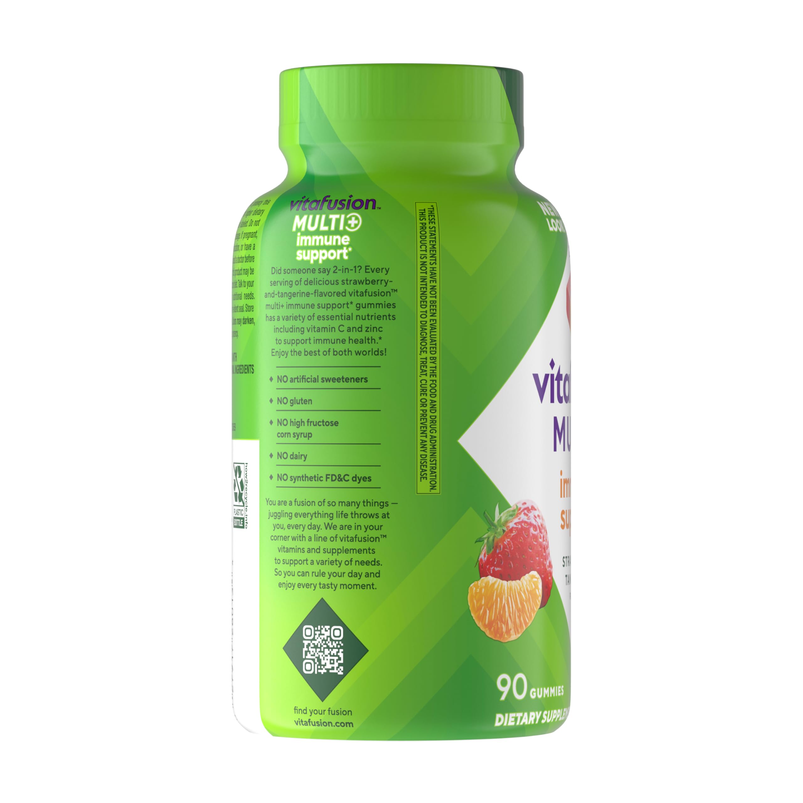 Vitafusion Multivitamin Gummies + Immune Support | 90 Adult Gummy Vitamins — Amazon image 4