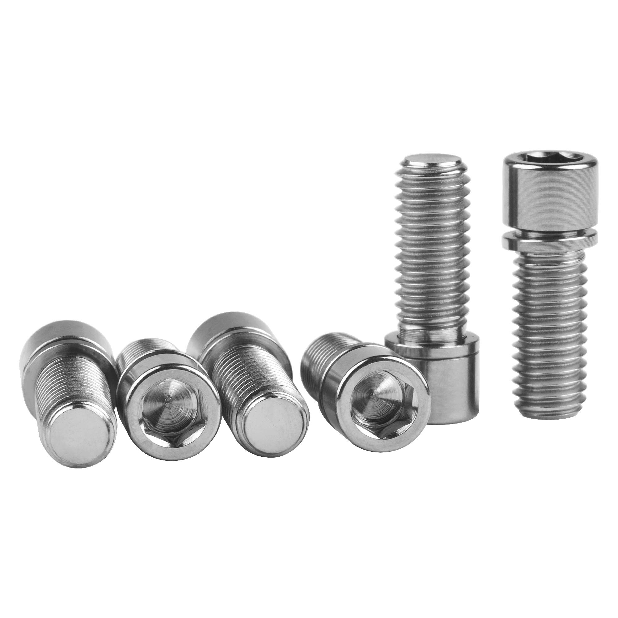 Amazon.co.jp: Wanyifa M8 x 20mm チタン Ti ボルト ワッシャー