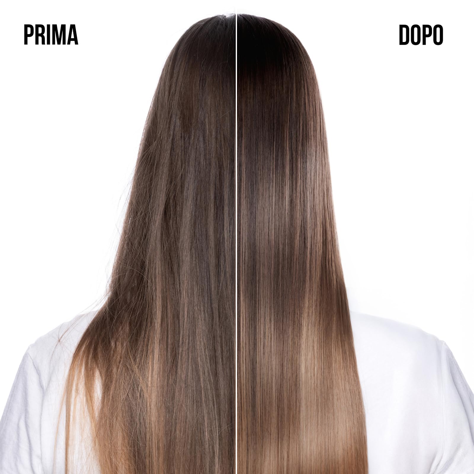 MULAC | GLOSSSSSY - SHINE LOCKER – Fluido Laminazione Senza Risciacquo con Olio di Macadamia e Acido Ialuronico, Effetto Glass Hair e Lucentezza a Specchio, 150 ml