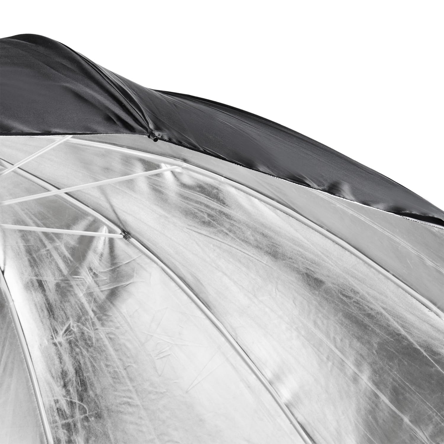 Walimex Paraguas réflex Negro/Plata, 150cm