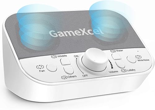 Miniatura 10 de Máquina de sonido portátil, máquina de ruido blanco con 38 sonidos y altavoces duales, cargador USB, temporizador y memoria, terapia de sueño