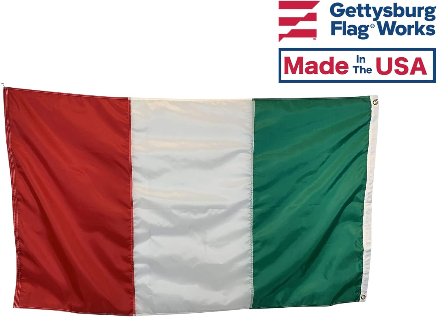 4x6' Italy Flag - All Weather Nylon & Reinforced Stitching - Proudly Made In The USA