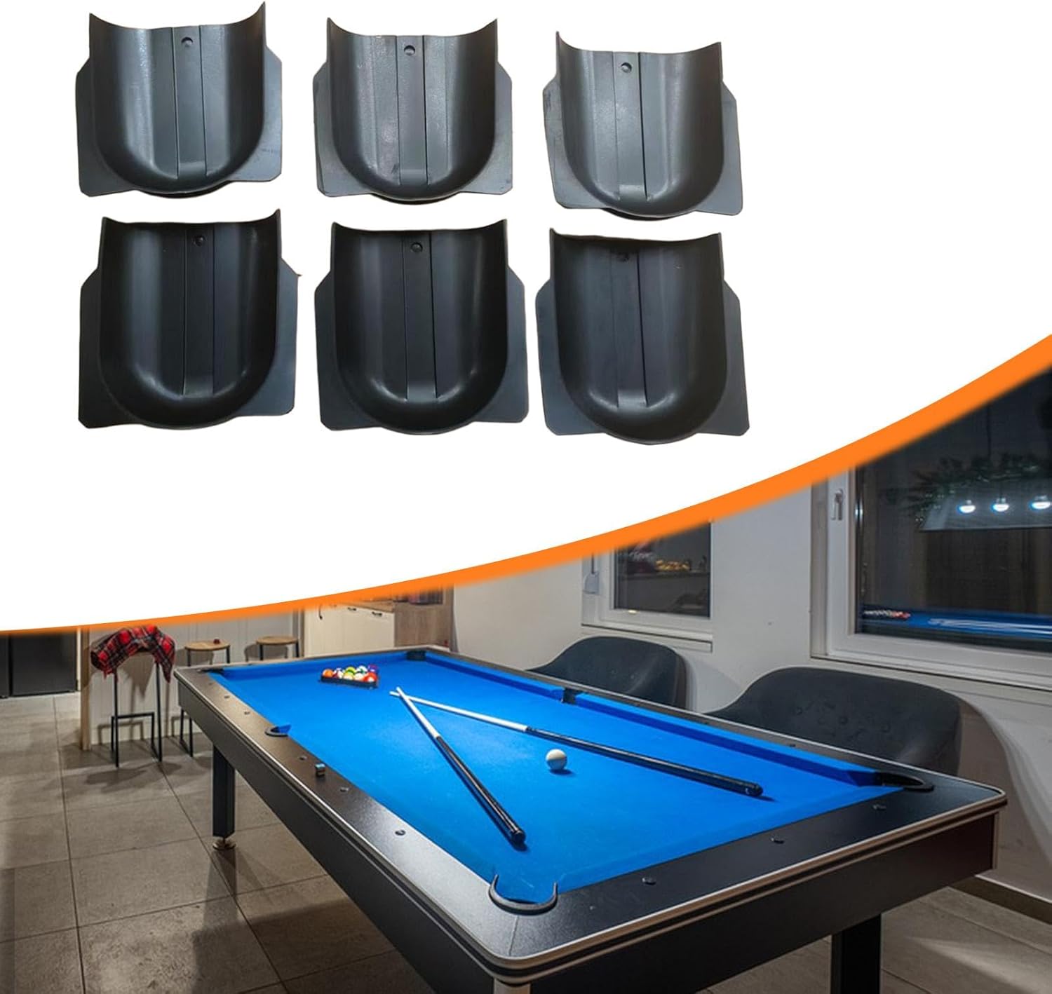 6Pcs Gully Boots Practical Convenient High Performance Reduce Impact Rubber