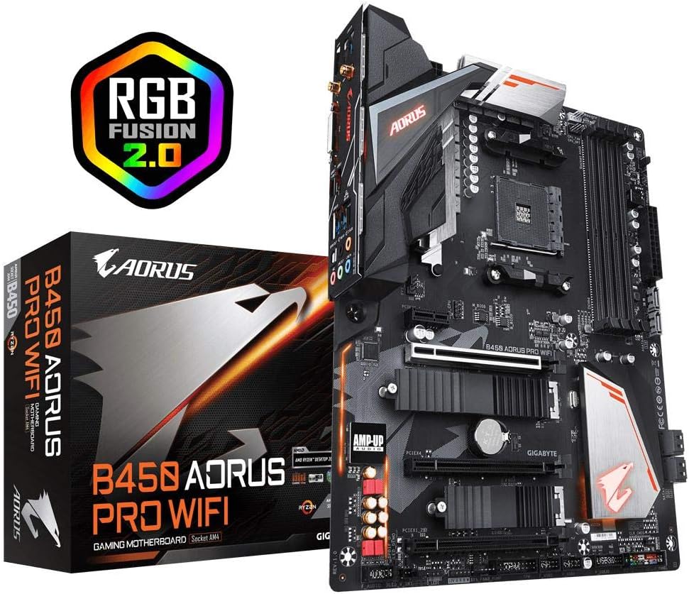 Placa Mãe Gigabyte B450 AORUS PRO WiFi AM4 DDR4 ATX — Melhor para gamers exigentes e conectados