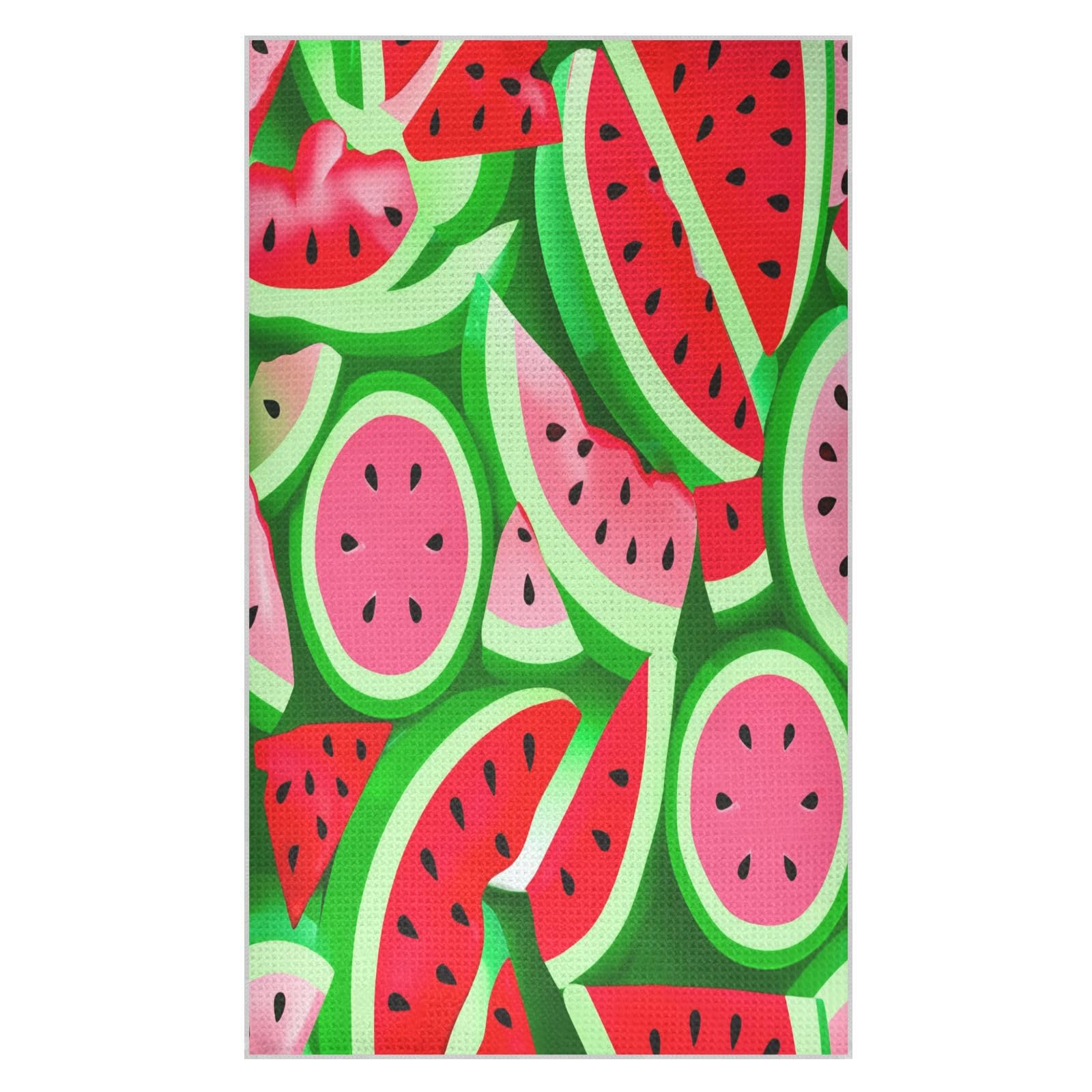 JiangGgen Watermelons Kitchen Towel 1-Pack Soft Absorbent Dish Towel