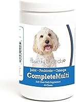 Vista 21 de Healthy Breeds Schnauzer miniatura todo en uno multivitamínico suave masticable 90