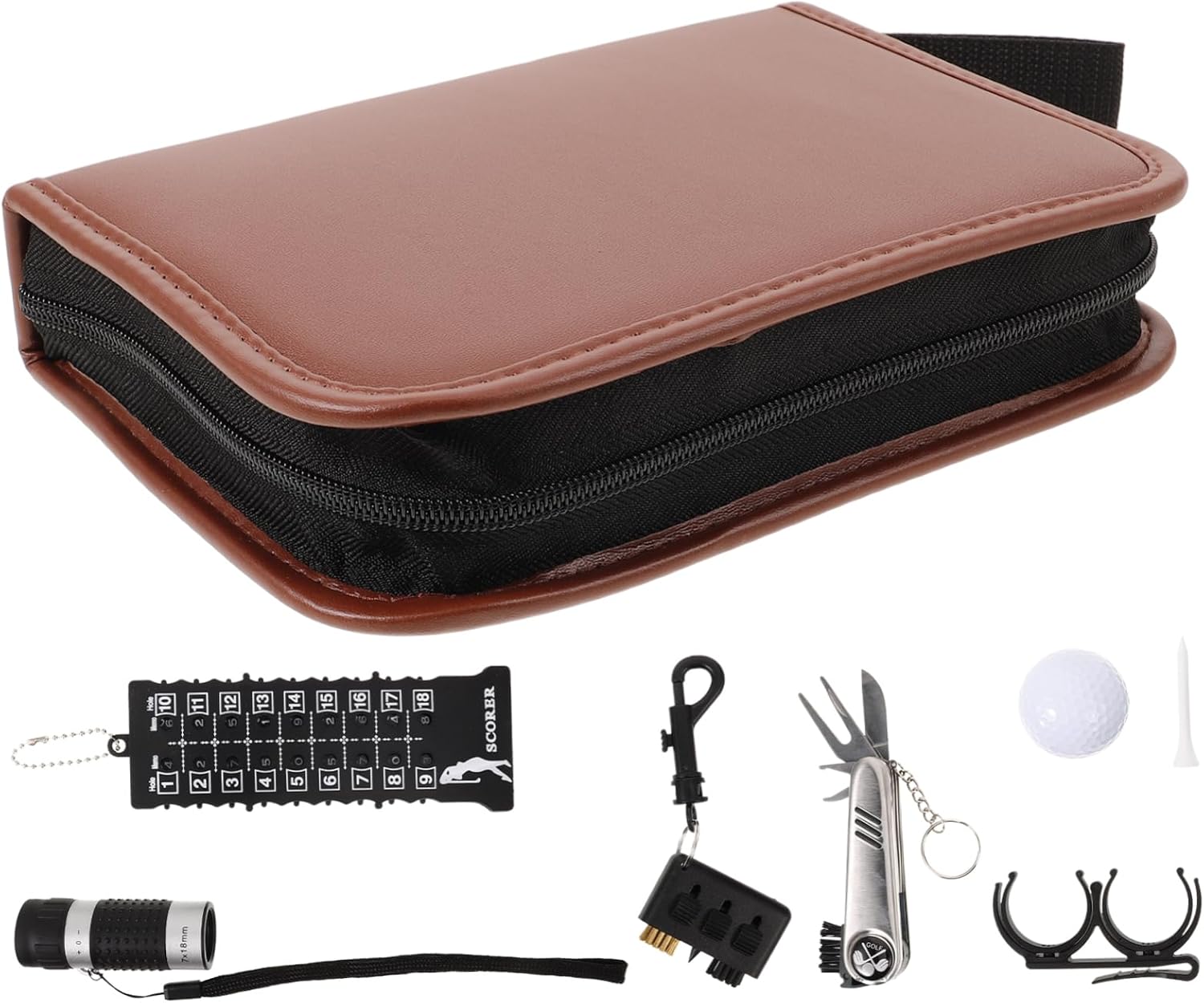 1 Set Golf Accessory Set Portable Golf Ball Storage Bag for Easy Organization Stylish Design for Professionals and