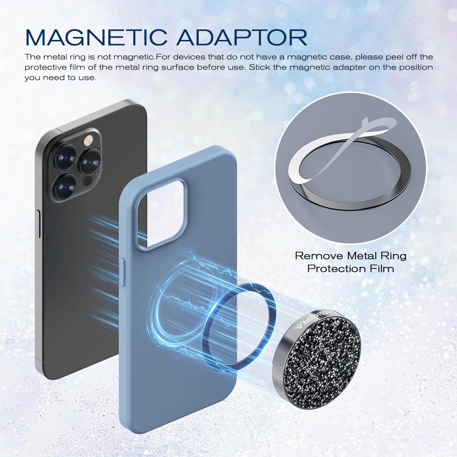 Magnetyczny przenośny dysk SSD, 1 TB, zewnętrzny dysk twardy z USB-C 3,2 Gen 2 x 2, prędkość do 2000 MB/S, kompatybilny z iPhone 15/16, PC/laptopem i innymi urządzeniami USB-C, kolor czarny diamentowy