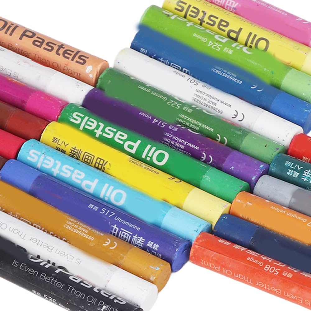 オイルパステル画  二ューヨーク Amazon.co.jp: Mungyo Gallery アーティストオイルパステル24枚