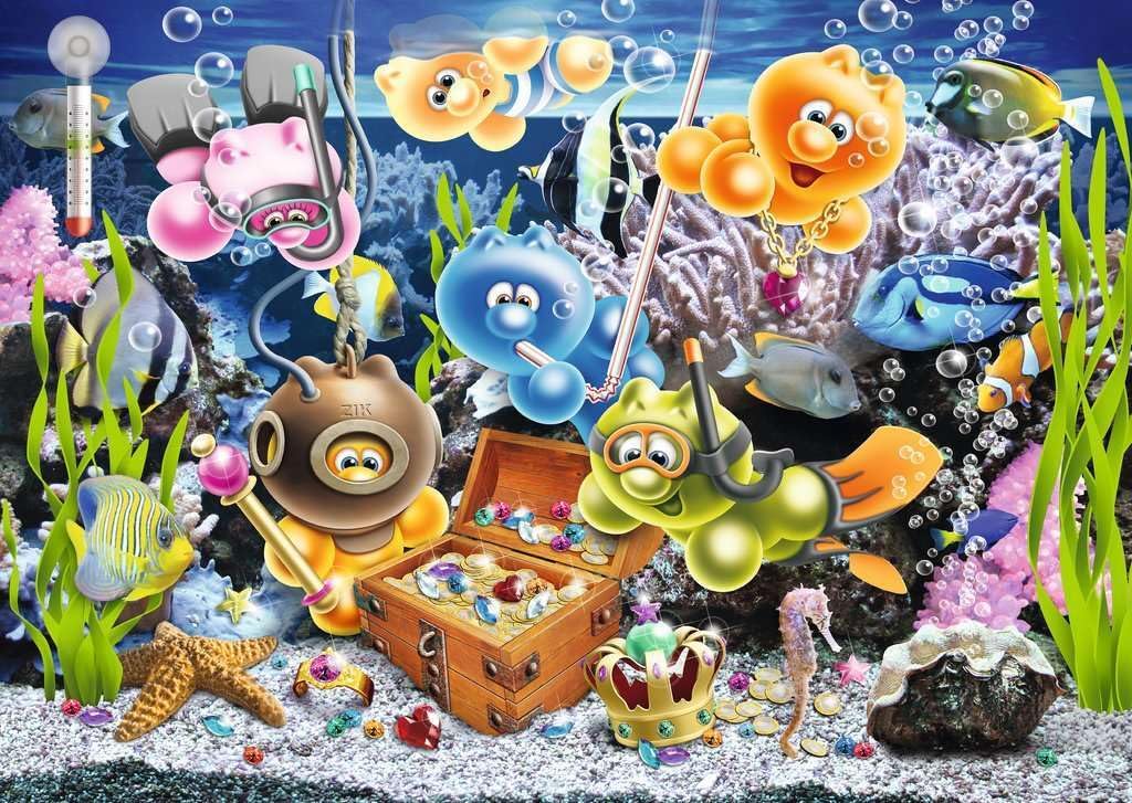 Ravensburger Jigsaw Puzzle 12001427 Gelini in Underwater Pleasure - 1000 Piece Puzzle for Adults and Children from 14 Years