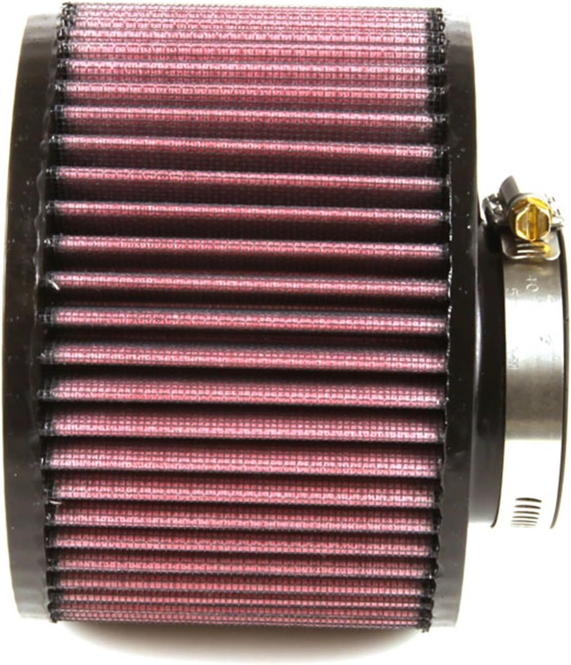K&N Universal Clamp-On Filter: High Performance, Premium, Washable, Replacement Engine Filter: Flange Diameter: 2.5625 In, Filter Height: 4 In, Flange Length: 0.875 In, Shape: Round, RA-0680