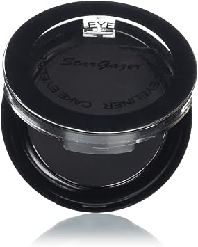 Black Cake eye liner. A wet and dry use pressed powder cake eye liner.