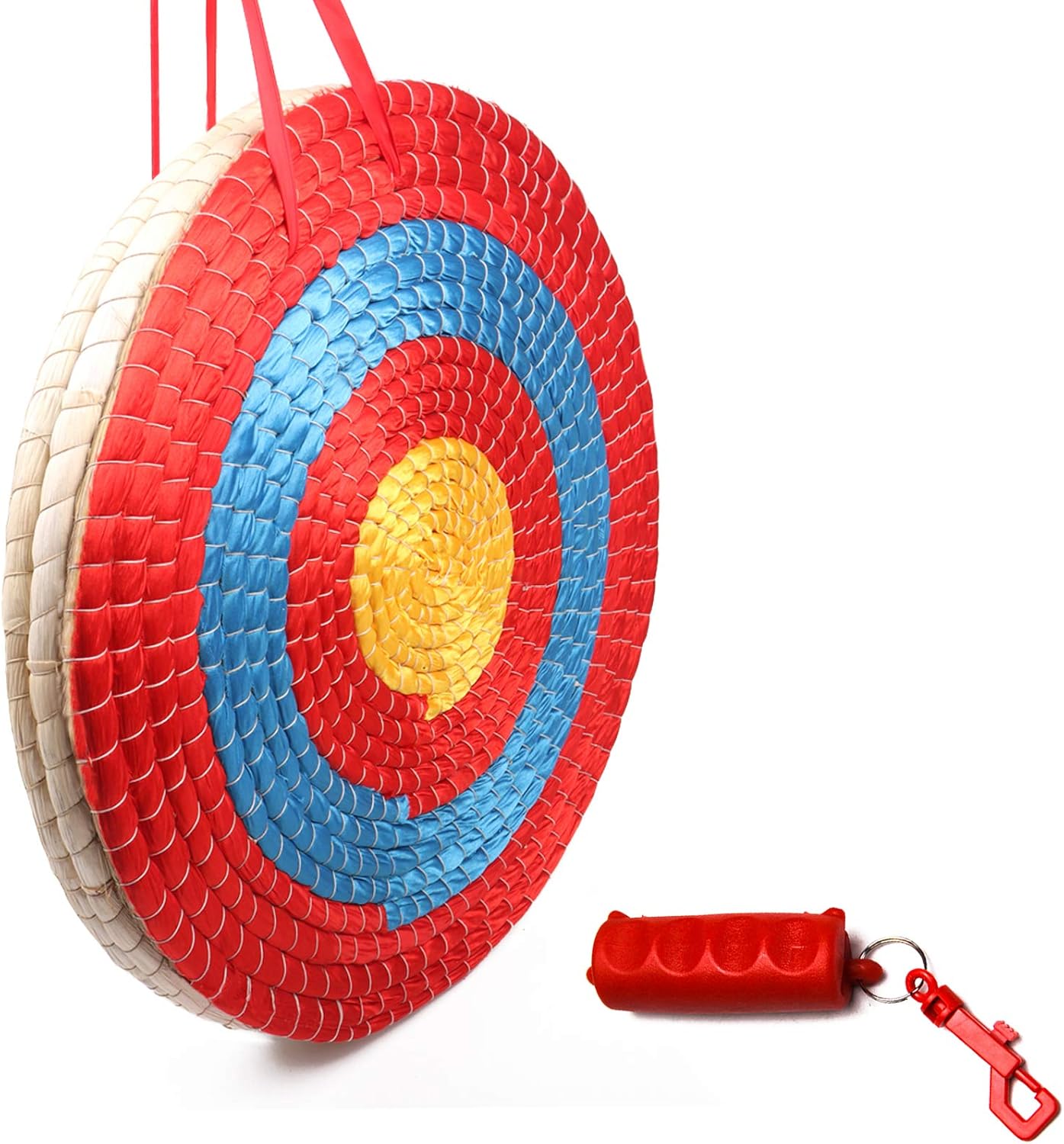 HANSPY Archery Target Traditional 3 Layers 20 inch Solid Straw Arrows Target for Shooting Practice with Archery Arrow Puller (Green) : Sports & Outdoors