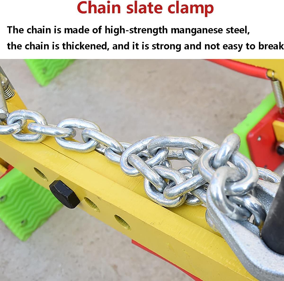 Lifting clamp Steel Lifting Vertical Plate Clamp, Thickened Alloy Steel Marble Plate Fixing Device. Fixing device(28 in)