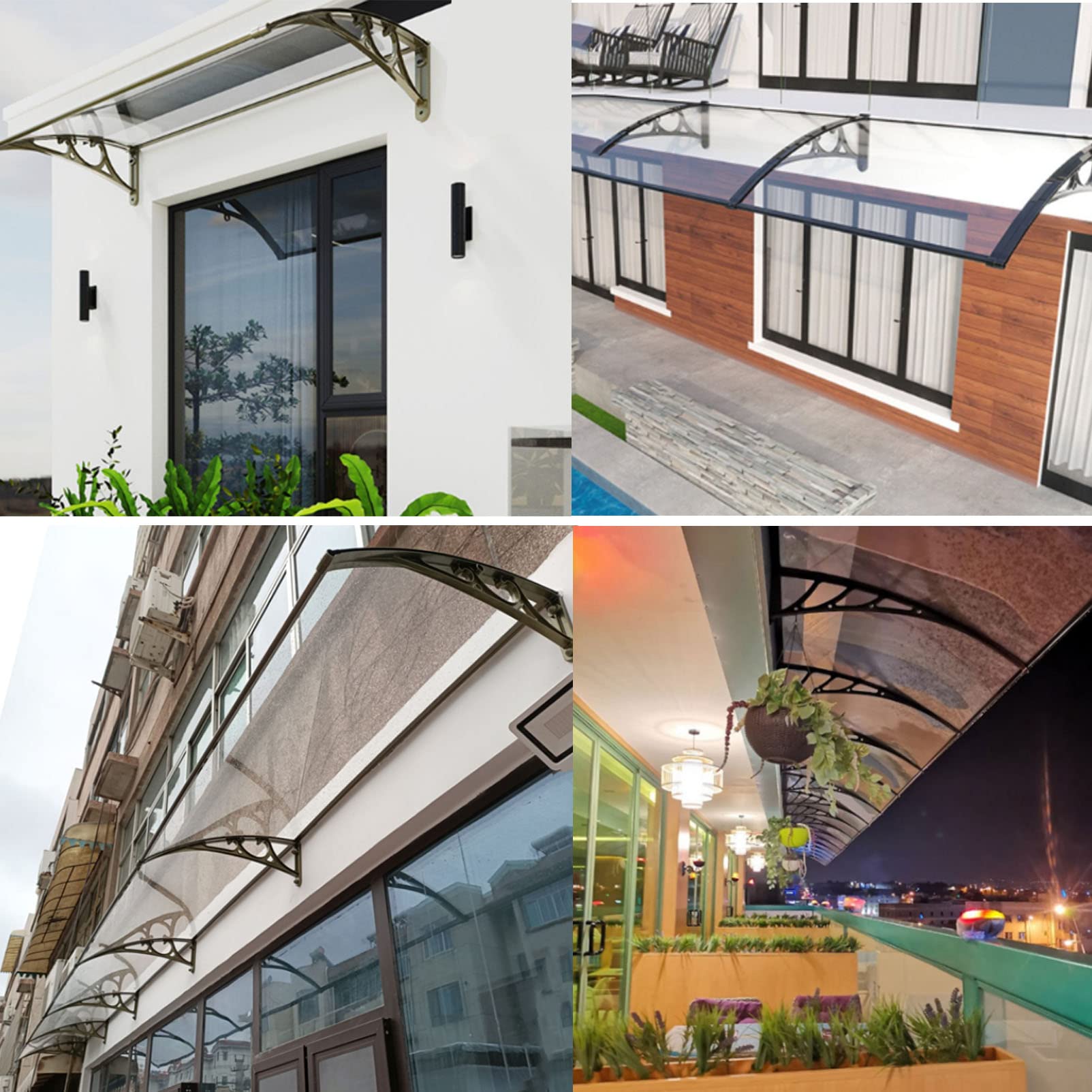 Markizy okienne, zadaszenia patio, dachowe drzwi, markiza na patio, osłona dachu, ochrona przed promieniowaniem UV do drzwi, okien, deszcz, śnieg, patio przed drzwiami wejściowymi, ochrona przed słońcem, 80 x 130 cm
