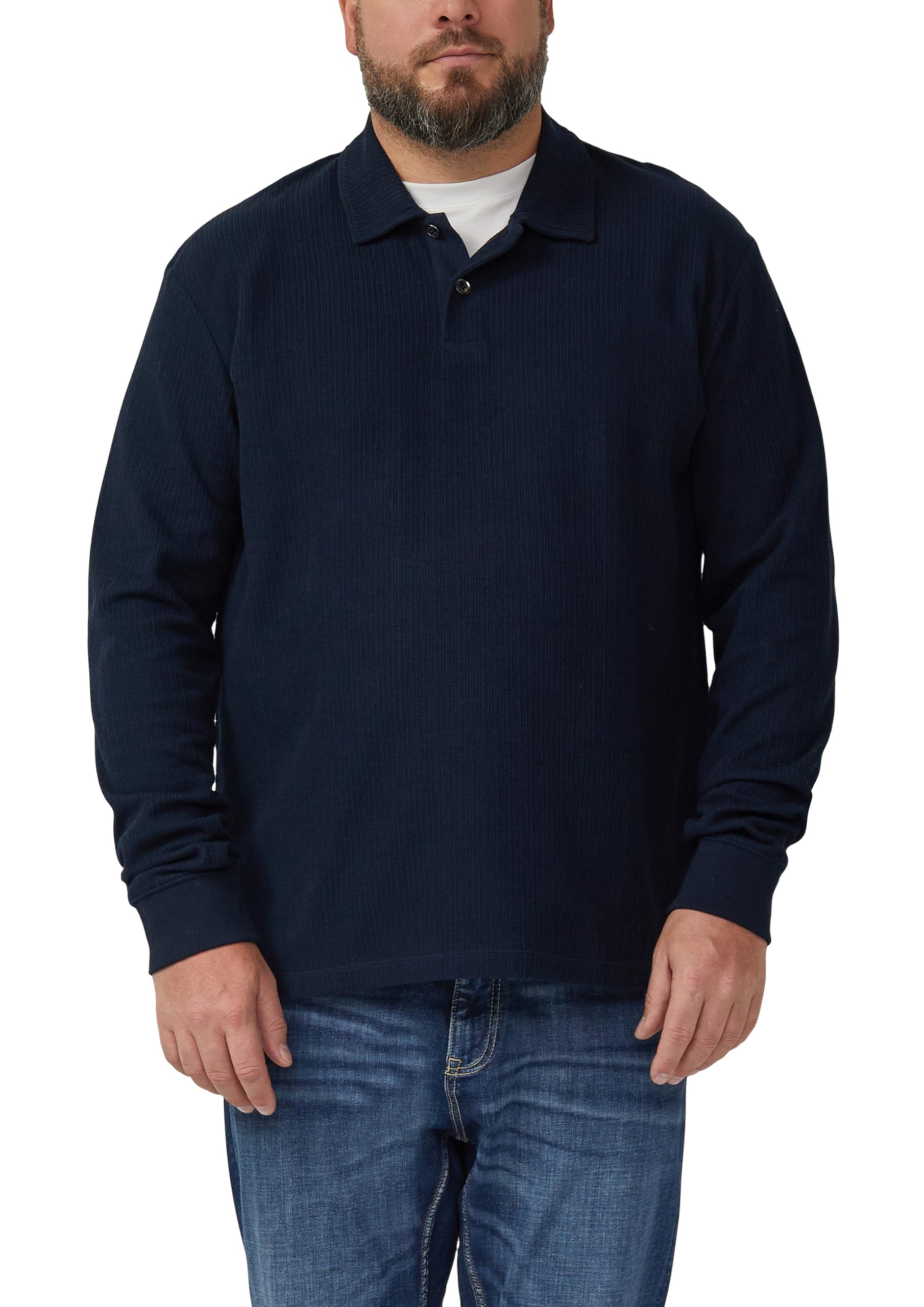 s.Oliver Baumwoll-Poloshirt im Relaxed Fit