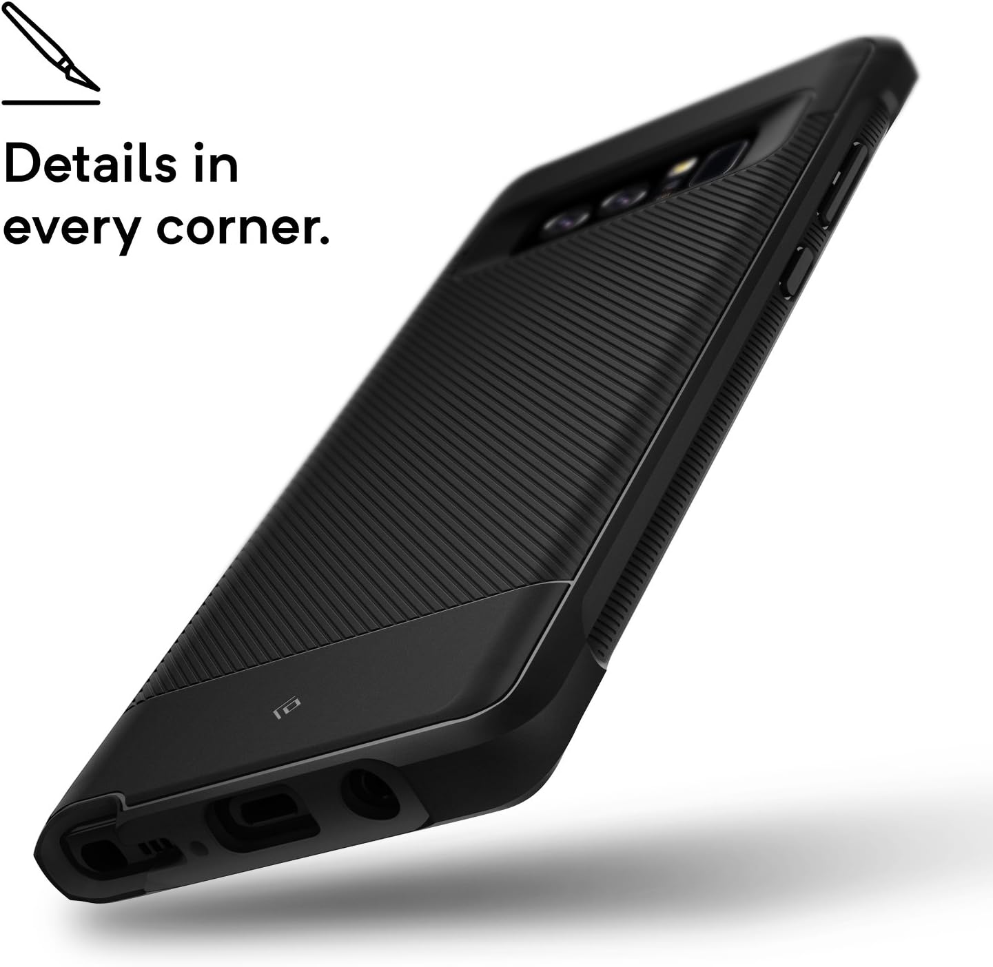 Caseology Vault for Samsung Galaxy Note 8 Case (2017) - Black