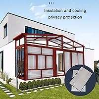 Vista 2 de Película reflectante de doble lámina de aluminio con aislamiento térmico para ventanas, aislamiento acústico para ventanas de vidrio, control