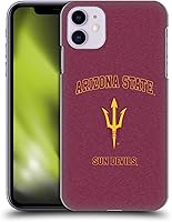 Vista 12 de Head Case Designs Officially Licensed Arizona State University ASU Banner Hard Back Case Compatible with Apple iPhone 11