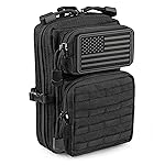LIVANS Tactical Molle Utility Pouch, EDC Tool/Tactical Phone, Mini Waist Pouches Medical IFAK Pack Design of 3-Day Assault Backpack