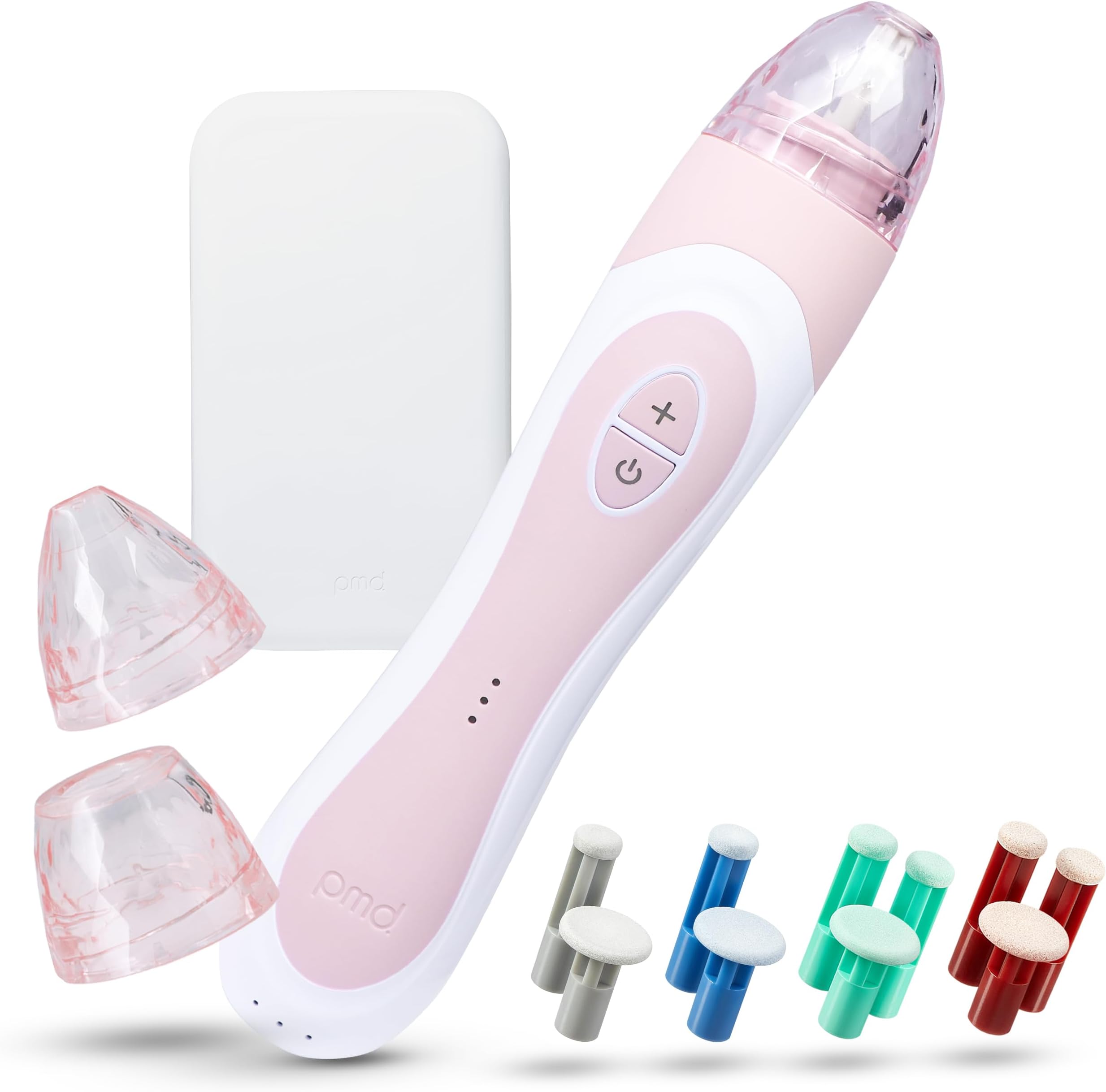 PMD Personal Microderm Elite Pro - At-Home Microdermabrasion Machine with Kit for Face & Body - Exfoliating Crystals and Vacuum Suction for Fresh and Radiant Skin - Three Speed and Suction Options