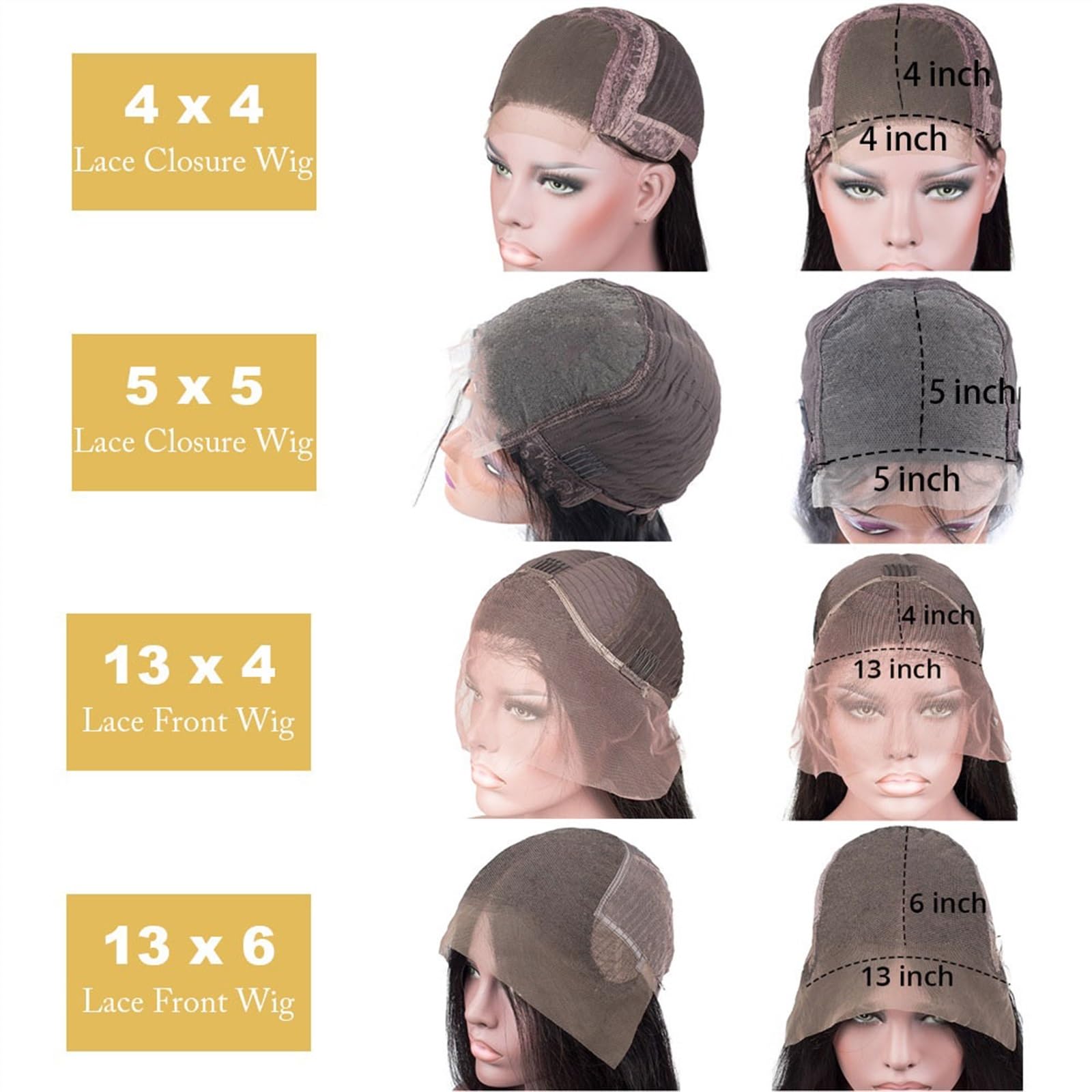 perücke 30 32 34 Zoll Körperwelle Spitze Perücken for Frauen Echthaar 4x4 5x5 Spitze Verschluss Perücke 13x4 13x6 Spitze Frontal Perücke Deep Wave Frontal Perücke Kunstfaserhaar(4x4 Lace Wig,34inches)