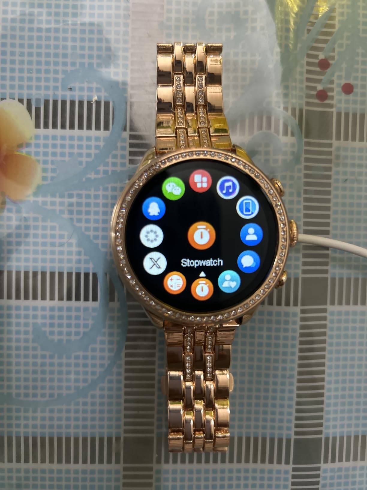 Diamond L Rgv RGV Gen 9 Diamond Strap HD Display 2 Straps Bluetooth Calling ...