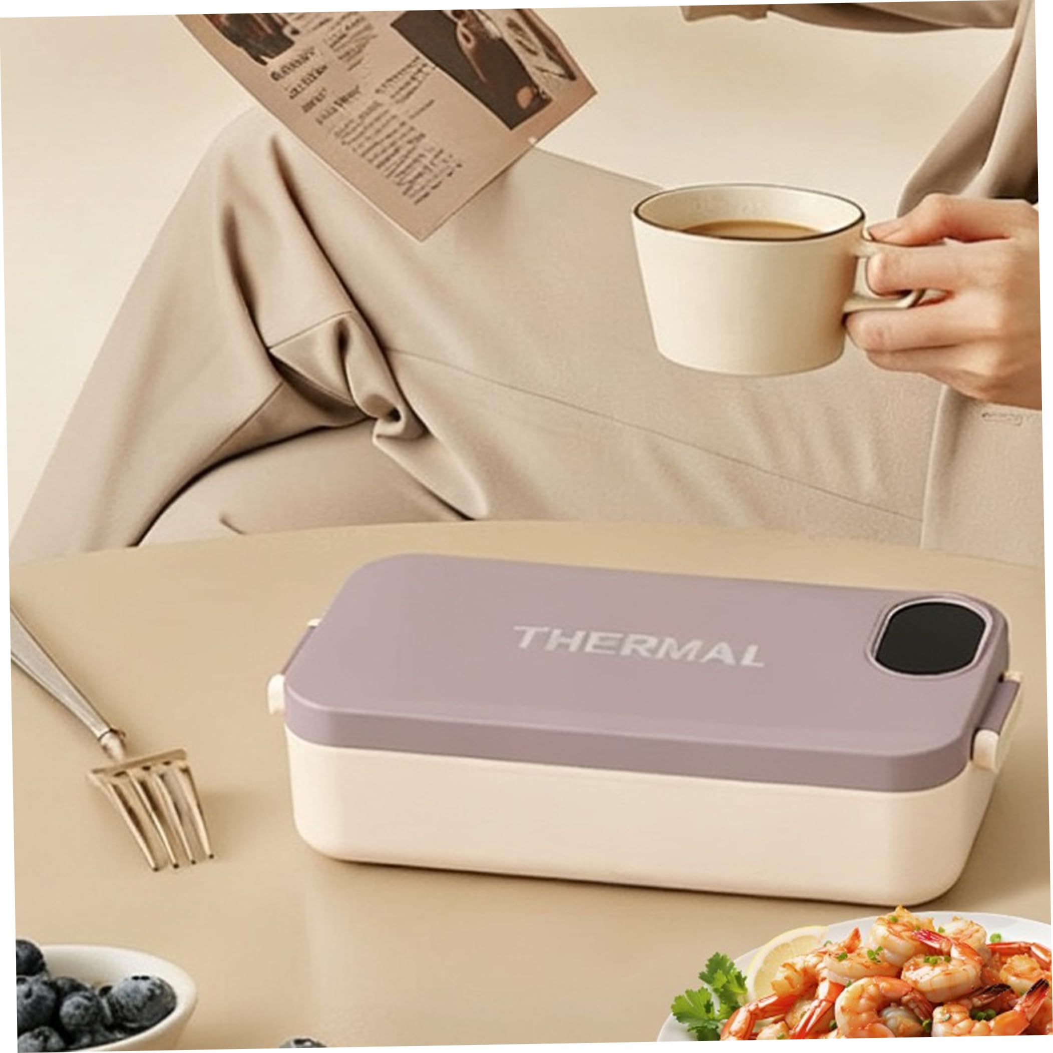 Fiambrera portátil con calefacción automática, 12000mAh, Sylte 1