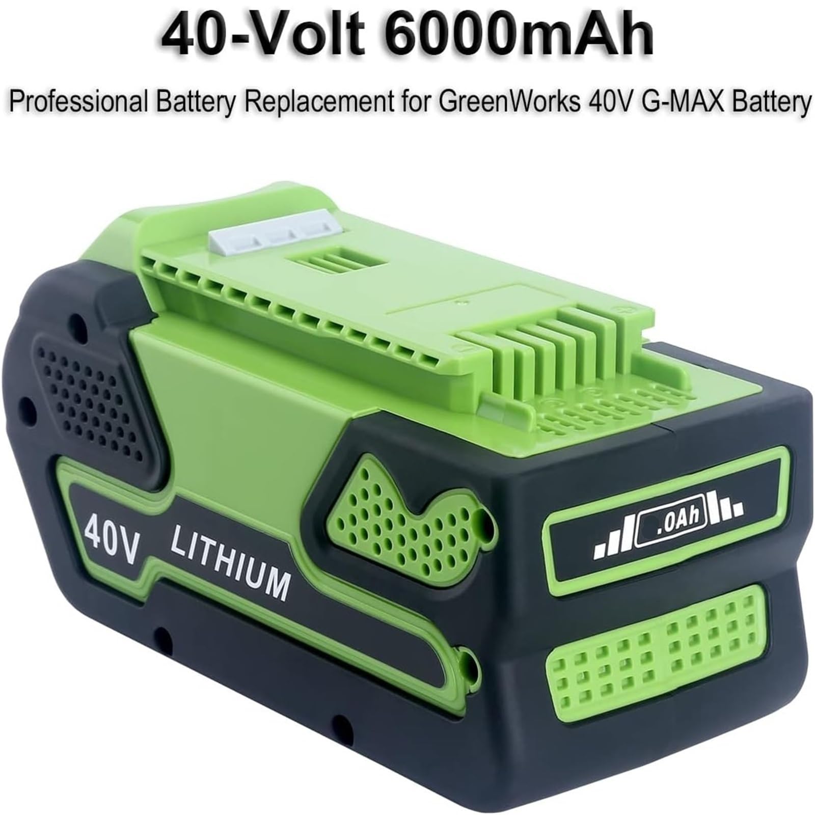 40 V, 4,0Ah, Compatible con GreenWorks G-MAX 40 V Herramientas Eléctricas Inalámbricas De Litio 20202 20302 20322 21302 21332 21362 22272 22342 24252 25223 25312 25322 27062 2500502 MO40L410