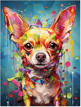 CAPITUNEISKINEPA Apple Head Chihuahua Dog Poster Gift Wall Posters Aesthetic Large Poster 24" x 36"
