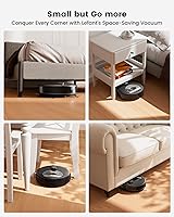 Vista 9 de Lefant LiDAR Robot Vacuum and Mop, 450ml Visible Dustbin, Upgraded 190° PSD Obstacle Avoidance, Customized Cleaning, Multi-Floor Mapping, 150 Mins