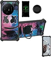 Vista 78 de Blu Studio Mini 2023 - Funda compatible con Blu Studio Mini 2023 [PC duro + silicona suave] [soporte de anillo] [efecto luminoso] YGH-BQ