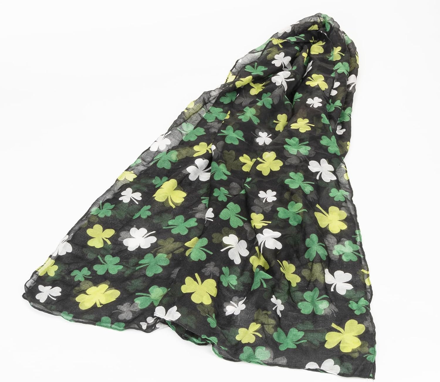 St-Patricks-Day-Scarf Green-Shamrock Shawl-Warp Soft Lighweight-Irish-Scarf for Women Girls - Image 4