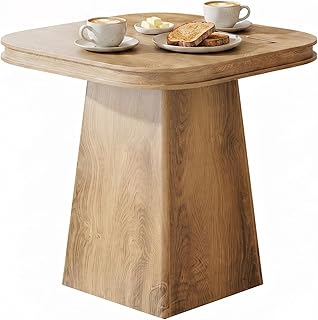 Square Dining Table for 2-4, 31.5-Inch Small Kitchen Table with Sturdy P...