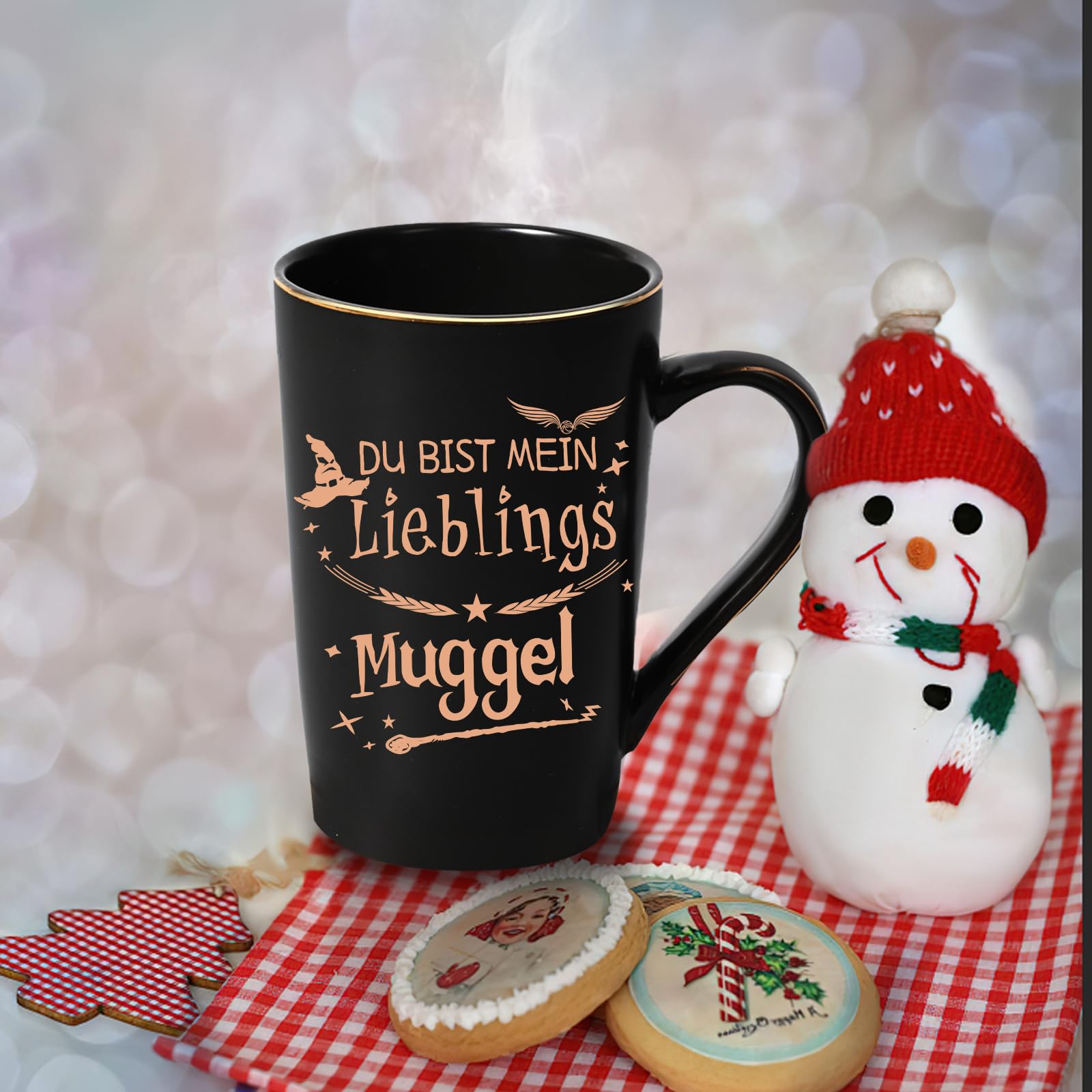 Diztoud Funny Harry Gifts Mug with Saying Du bist mein Lieblings Muggel - Image 3