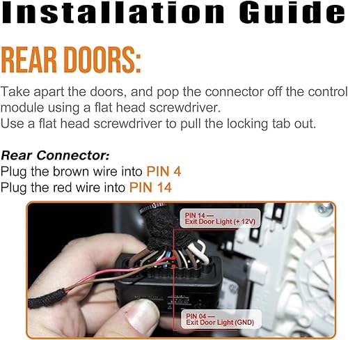 Miniatura 9 de NSLUMO Luces LED de cortesía para VW Passat B6 Golf GTI MK5 MK6 MK7 Jetta, 18-SMD rojo + blanco LED puerta trasera luz de bienvenida luces